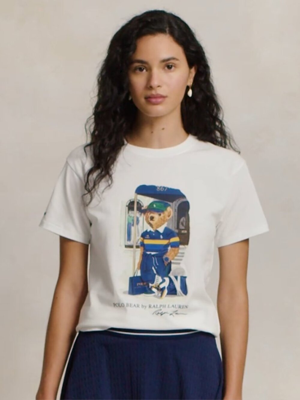 Ralph Lauren  US Open 2026 Polo Bear Cotton Jersey T-shirt